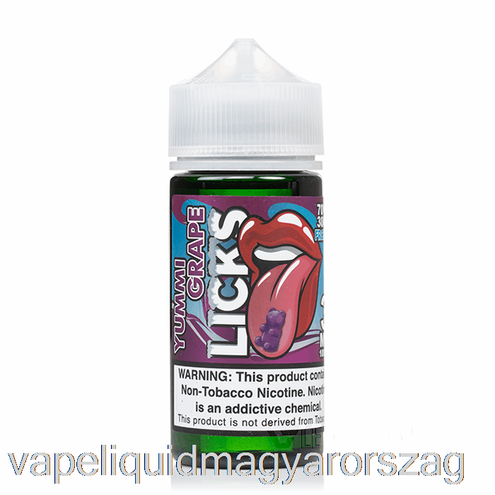 Frozty Yummi Grape - Licks Roll Upz - 100ml 6mg Vape Folyadék